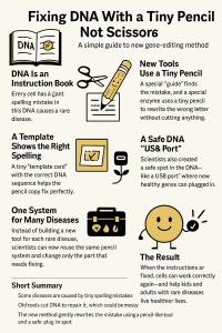 Rewriting Life’s Code: How a New Gene-Editing Method Avoids Cutting DNA